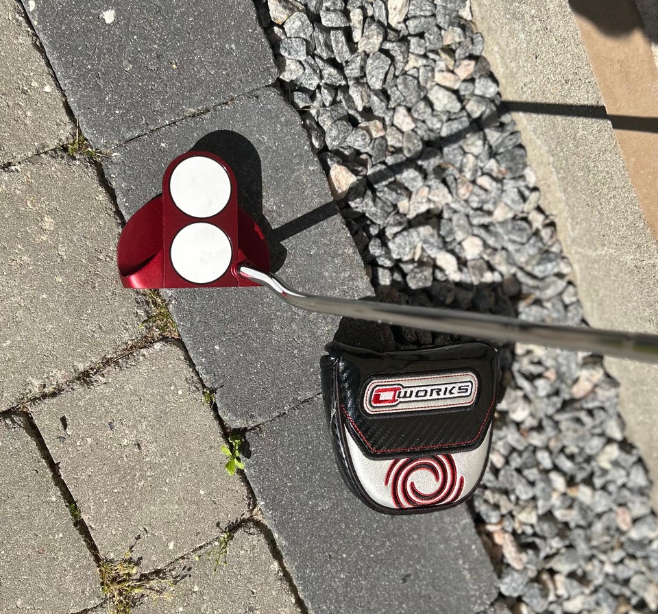 Stål putter Odyssey 2 ball rød