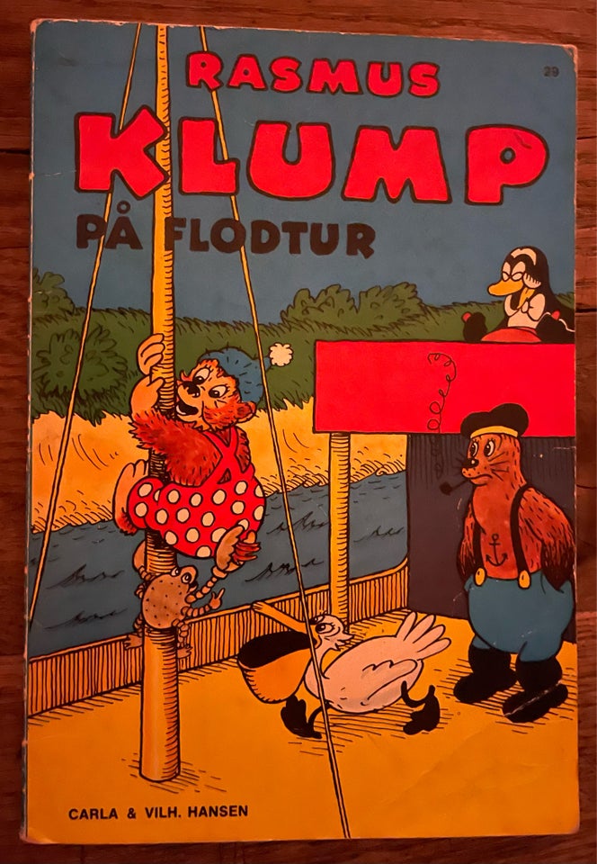 Rasmus Klump på flodtur, Hæfte