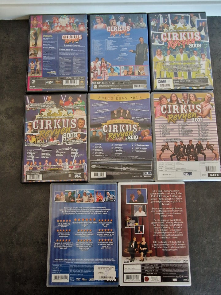 Cirkus Revyen - samling, DVD,