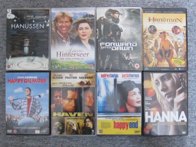 H, DVD, andet