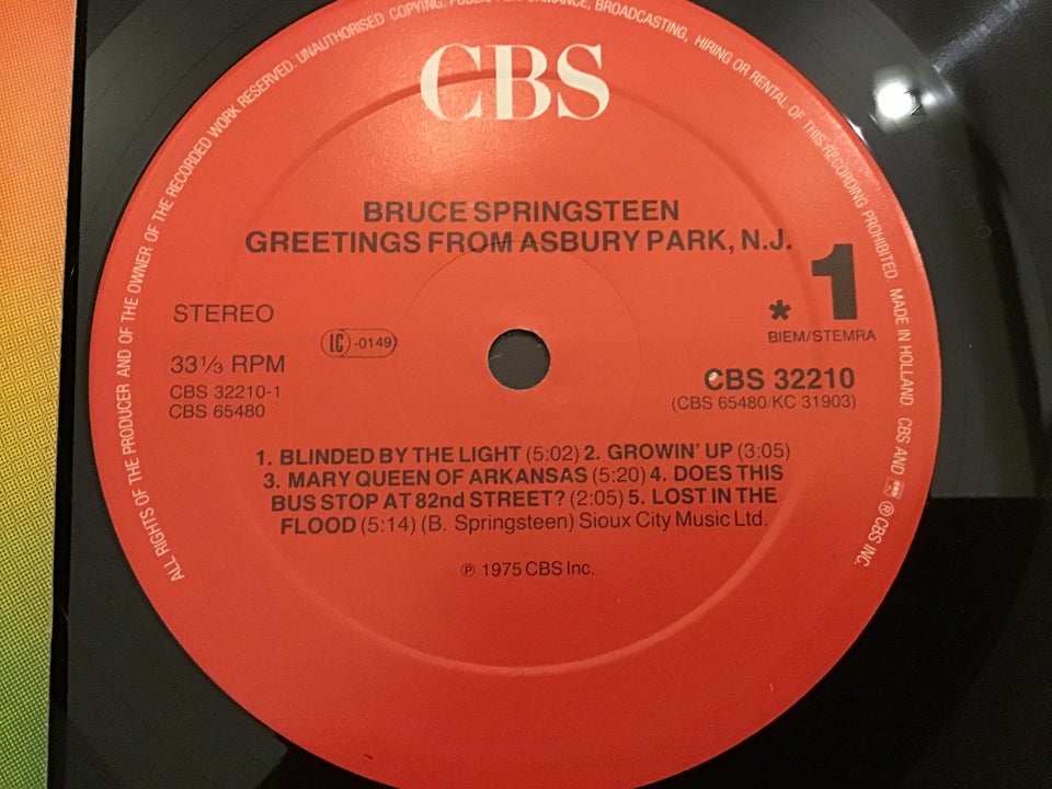 LP, Bruce Springsteen , Greetings