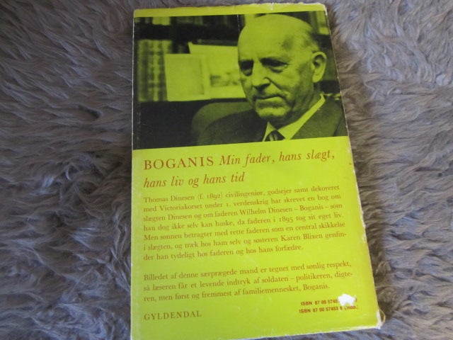 Boganis, Thomas Dinesen