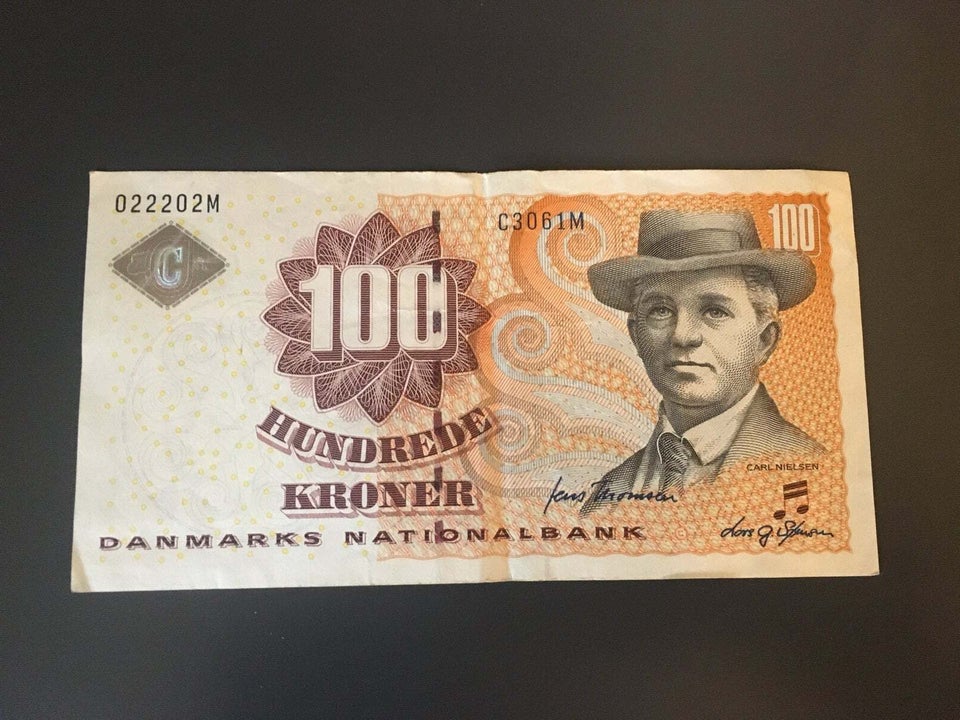 Danmark, sedler, 100