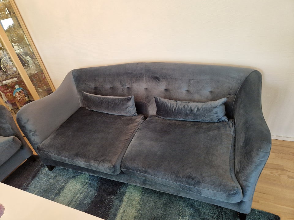 Sofa velour 3 pers