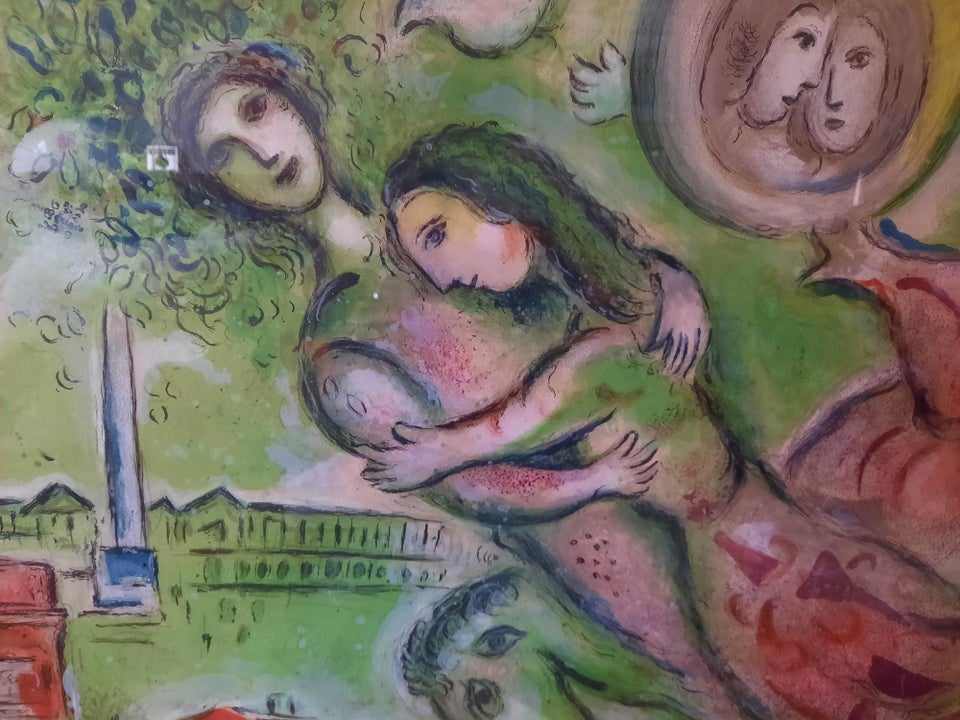 Litografi Marc Chagall motiv: