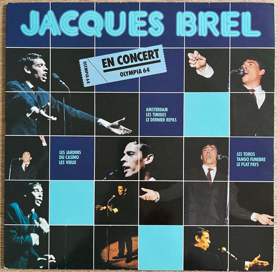 LP, Jacques Brel, En Concert