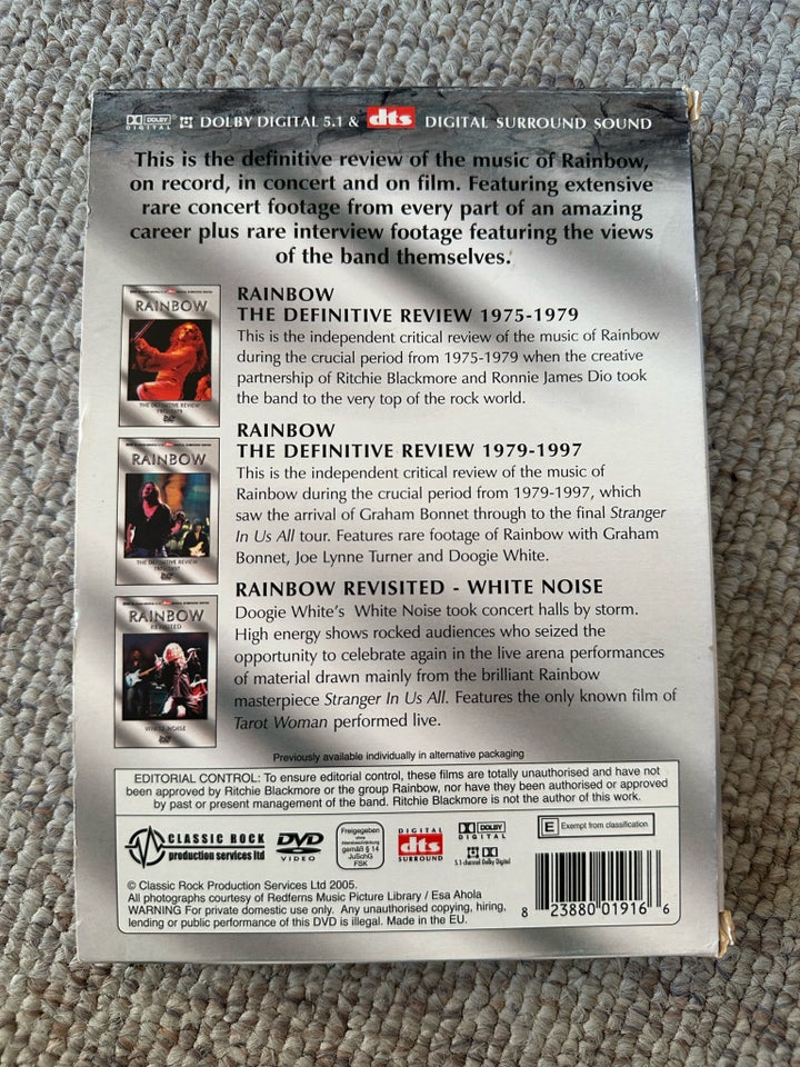 Rainbow - the Ultimate review DVD