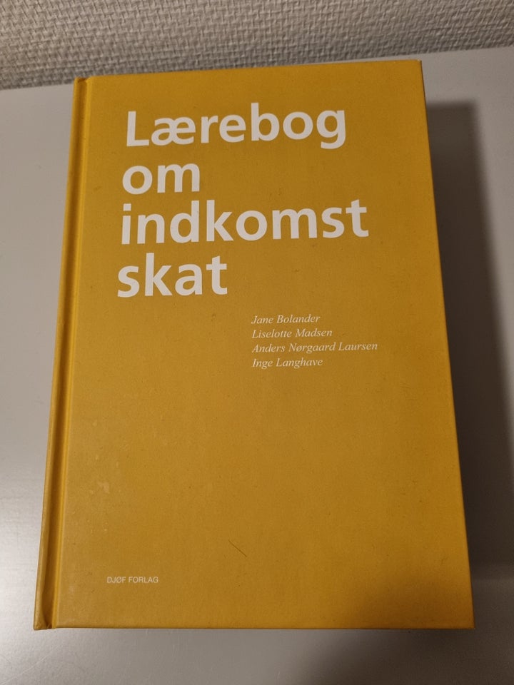 Lærebogen om indkomst skat, emne: