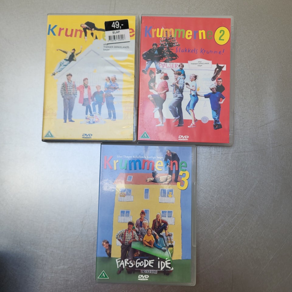 Krummerne 1+2+3 DVD familiefilm