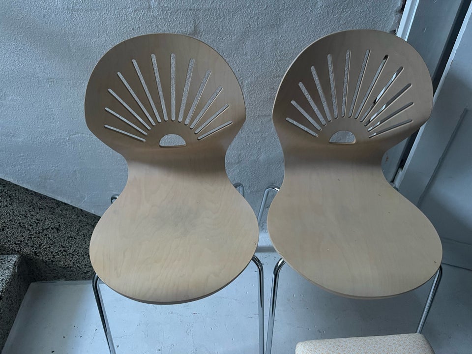 Spisebordsstol Træ og stål