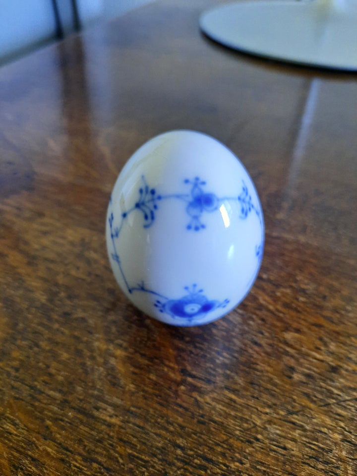 Porcelæn Musselmalet Riflet