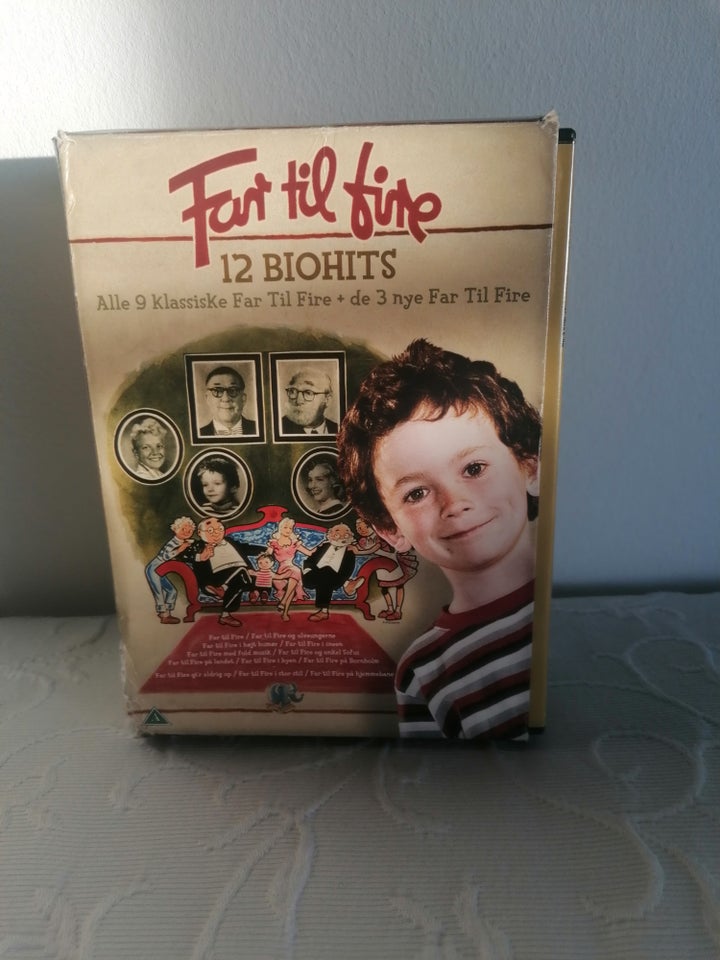 Far til fire - box 12 biohits, DVD,