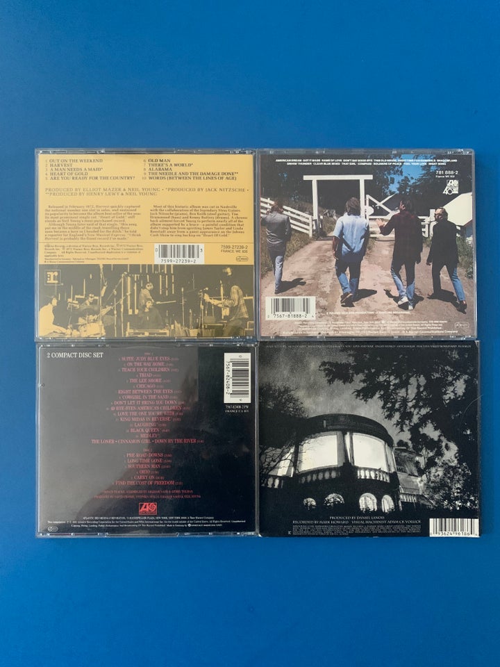 NEIL YOUNG / C S N  Y: 4 CD ALBUMS, rock