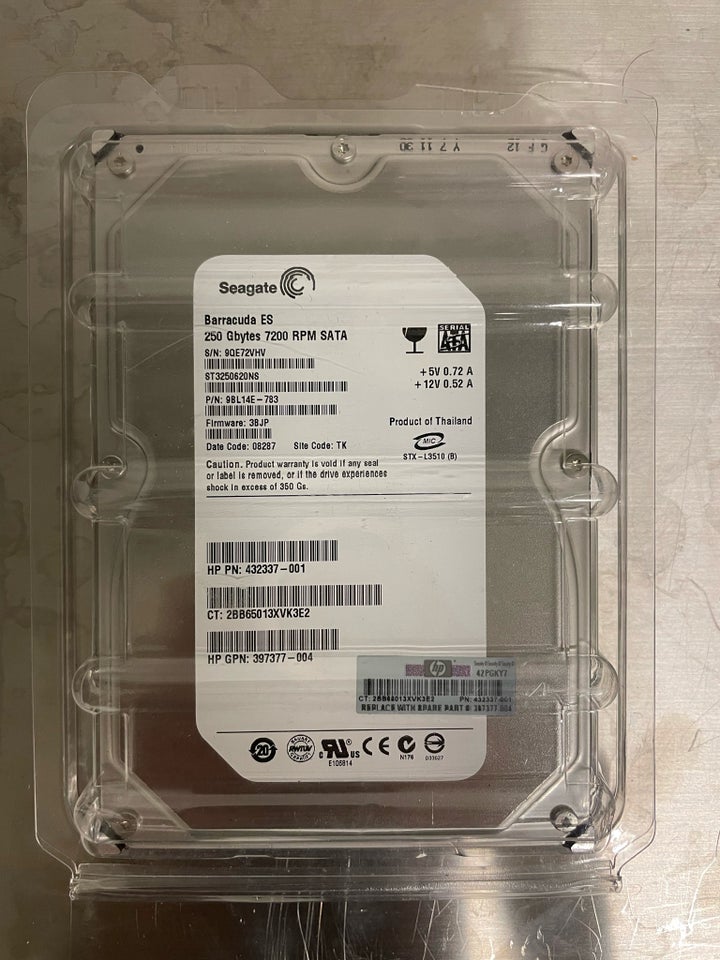 Seagate 250 GB Perfekt