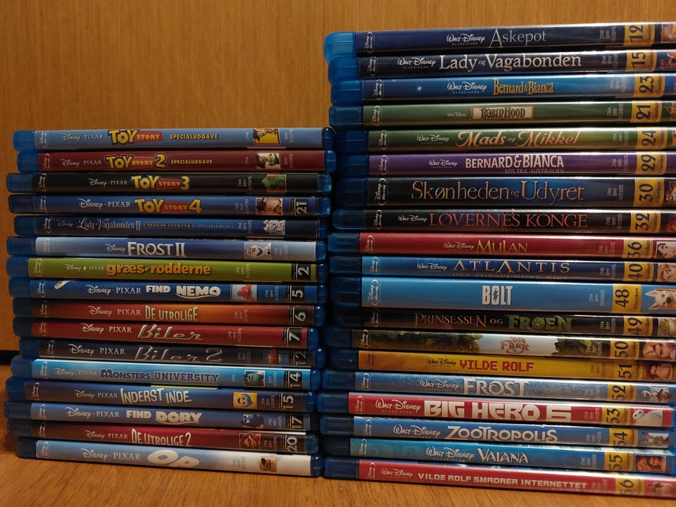 Disney + Pixar, Blu-ray, animation