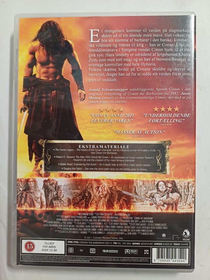 Conan. The Barbarian, DVD, eventyr