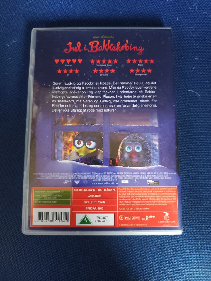 Jul i bakkekøbing, DVD, animation