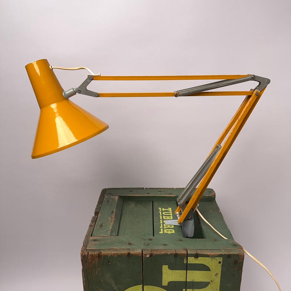 Arkitektlampe Vintage gul