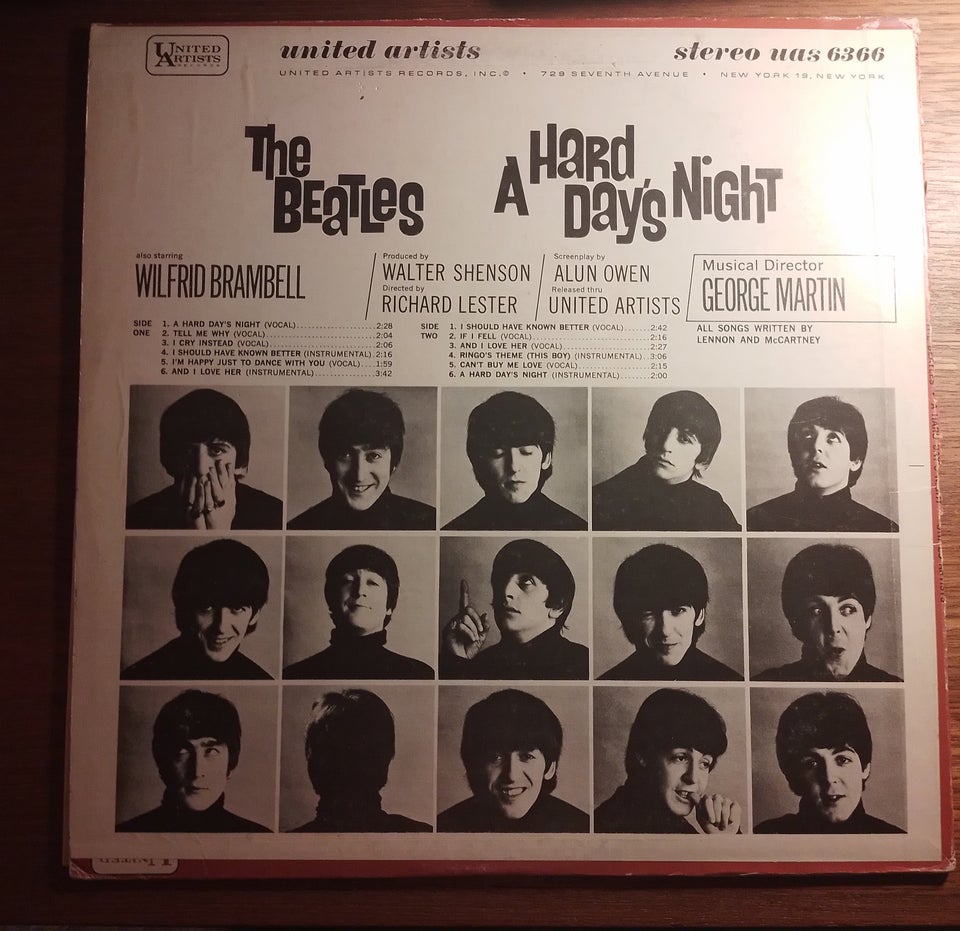 LP, Beatles, a hard days night - US