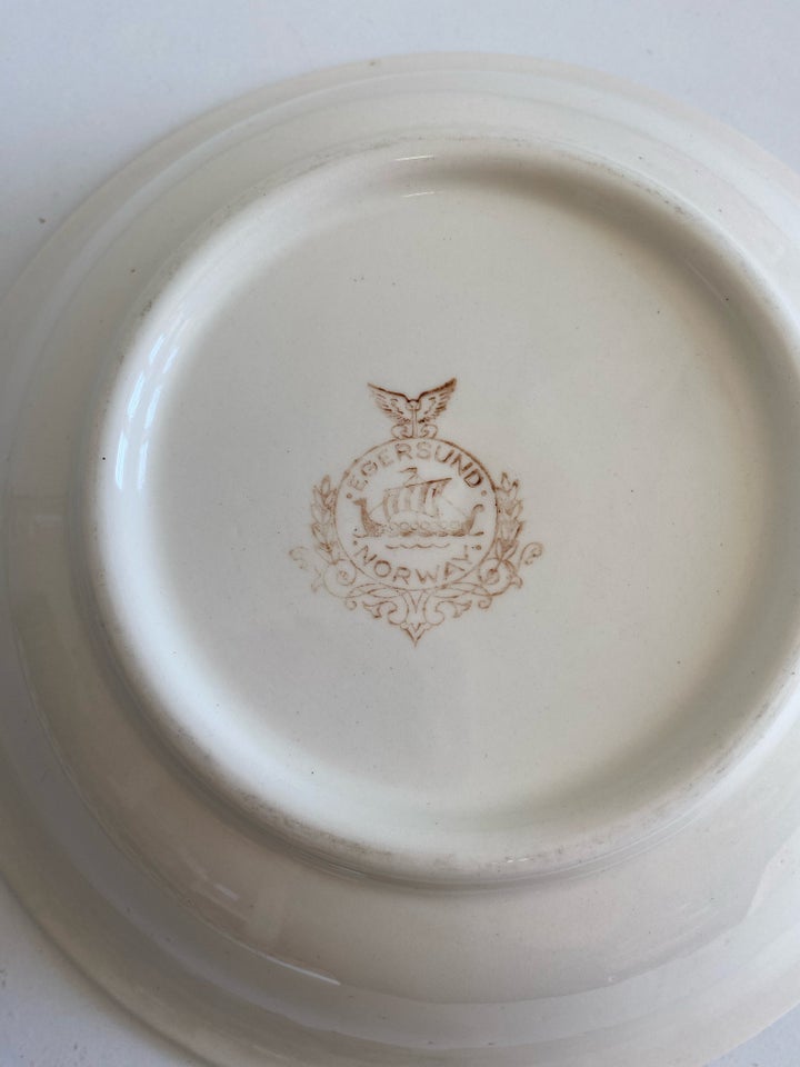 Porcelæn Dyb tallerken