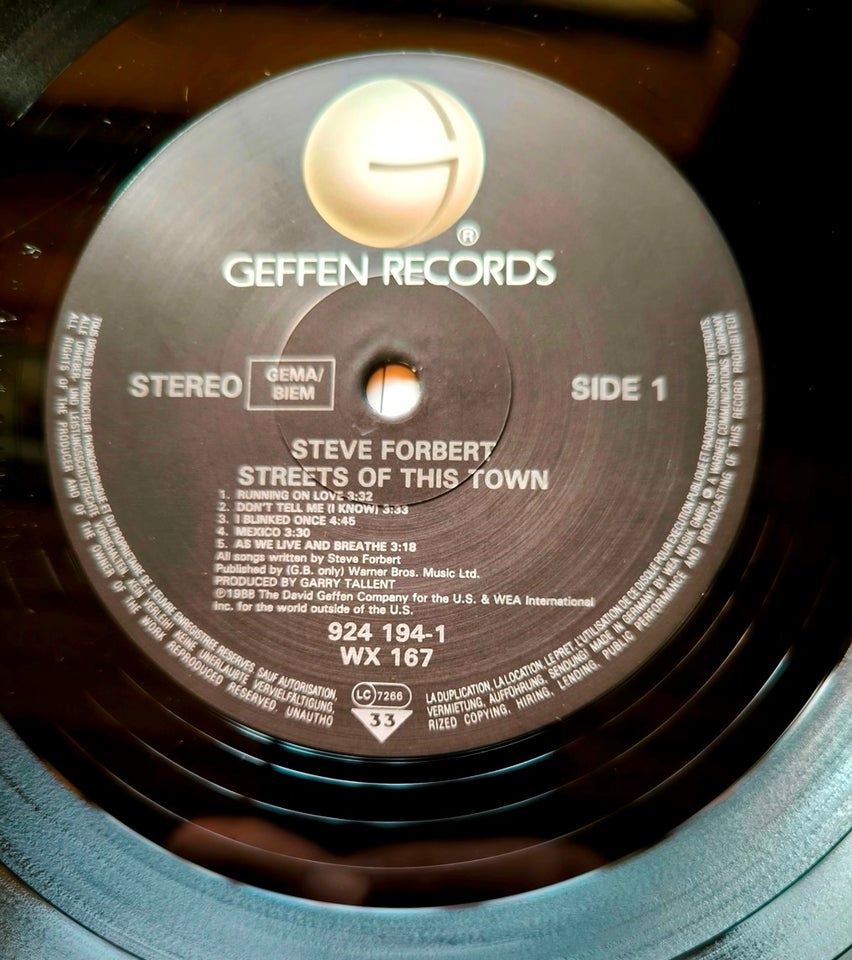 LP, Steve Forbert