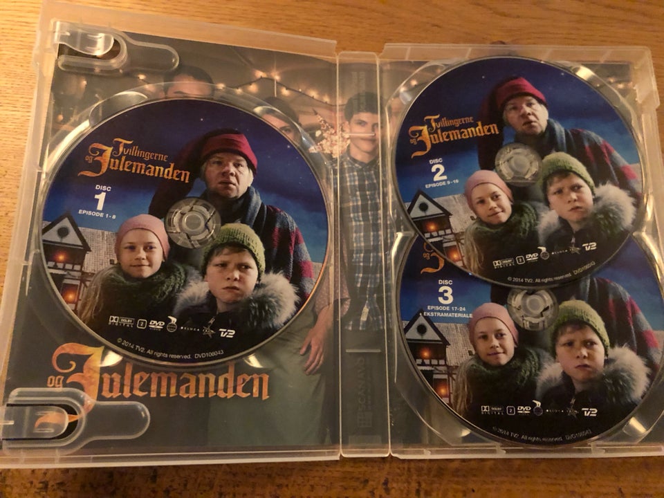 Tvillingerne og julemanden , DVD,