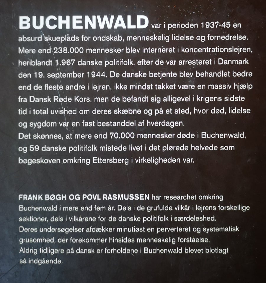 BUCHENWALD – et studie i ondskab,