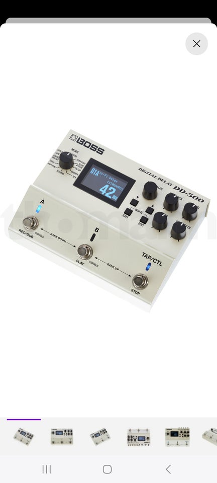 Boss dd-500 digital delay, Boss