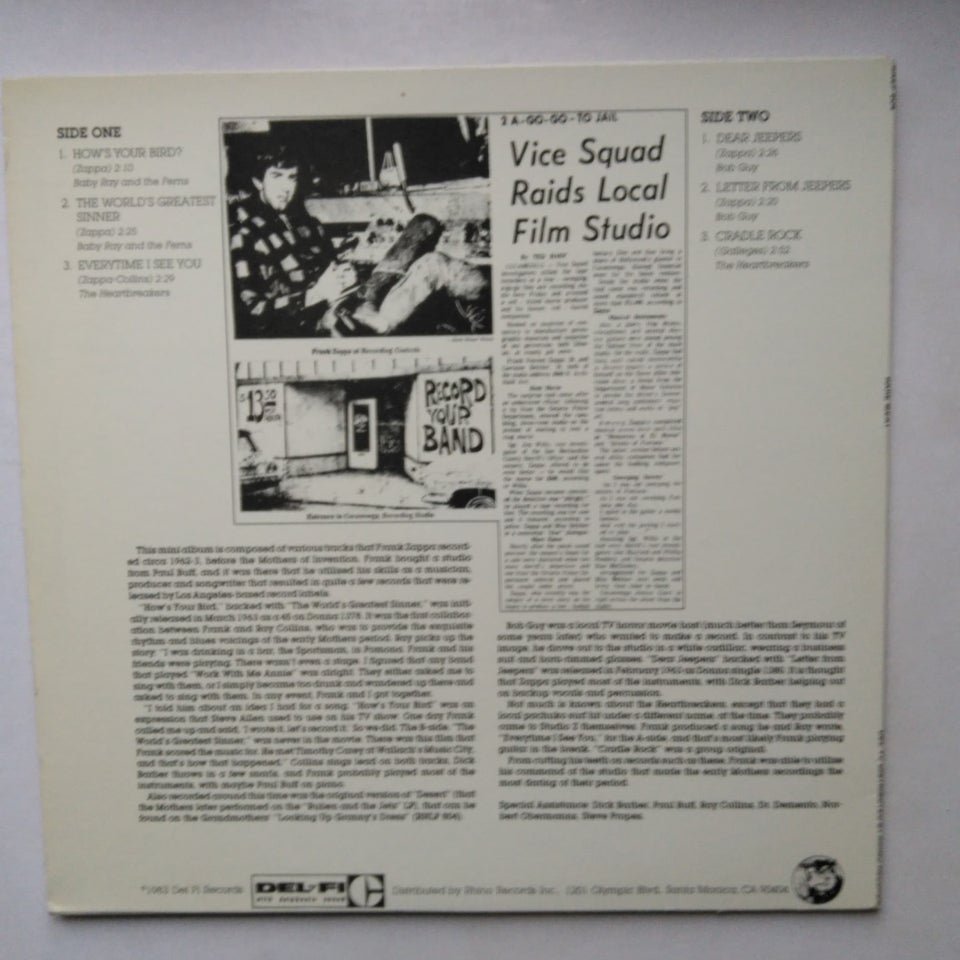 LP, Frank Zappa, Rare meat