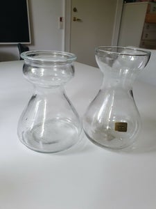 Glas 2 Hyacintglas vaser