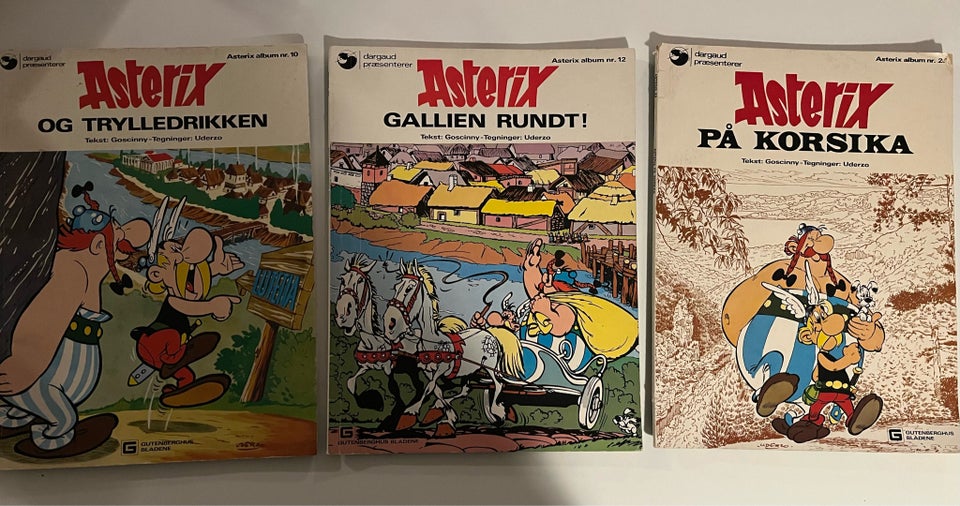 Asterix, Goscinny, Tegneserie