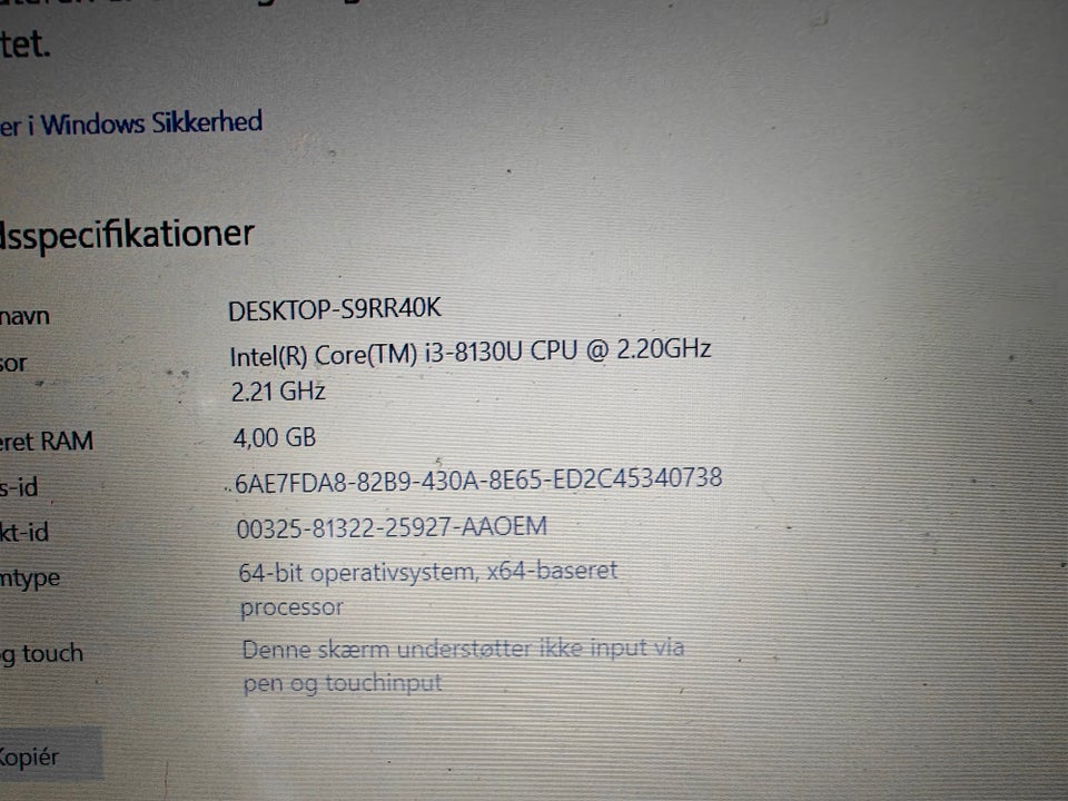 Lenovo Ideapad 330, 4 GB ram, Ssd512