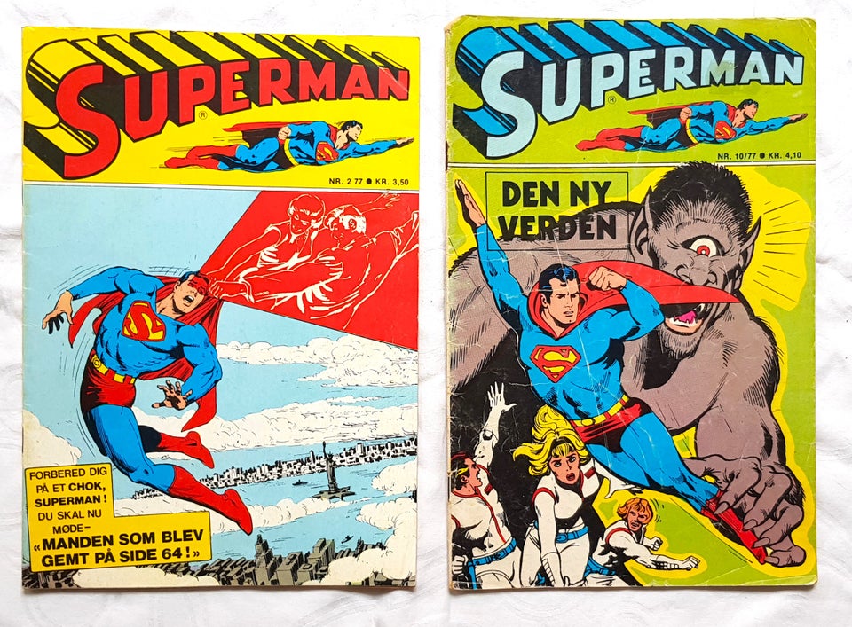 SUPERMAN 1977-1985 og andet DC,