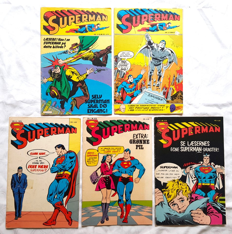 SUPERMAN 1977-1985 og andet DC,