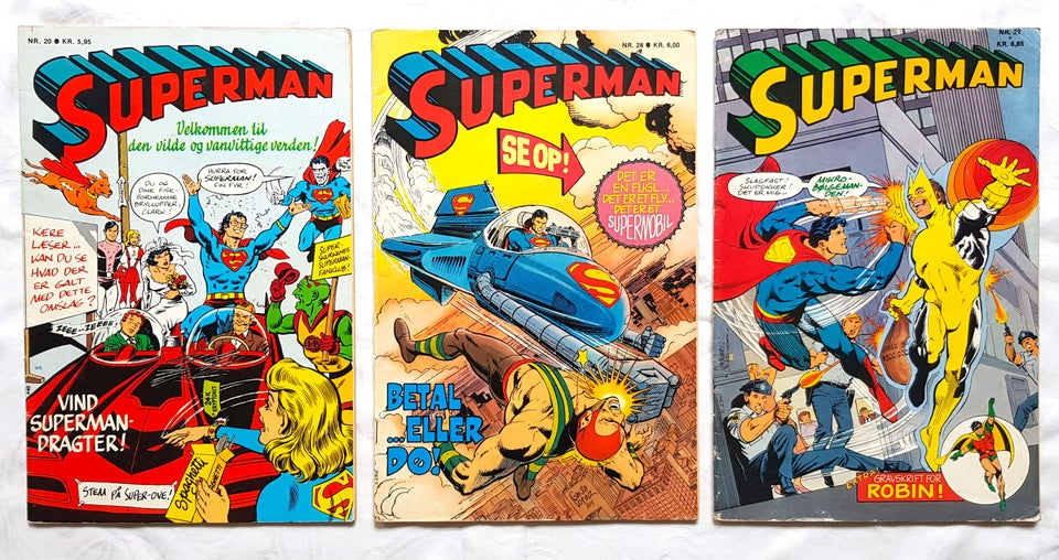 SUPERMAN 1977-1985 og andet DC,