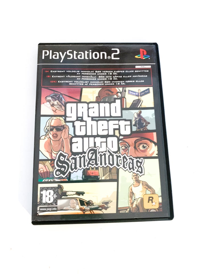 Grand Theft Auto San Andreas, PS2