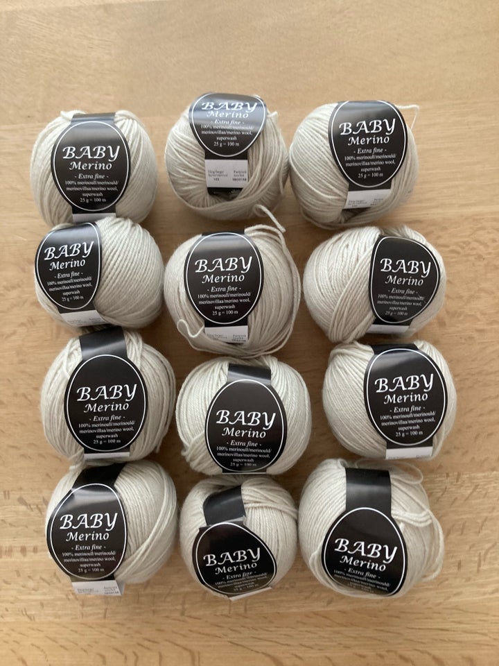 Garn, Baby merino extra fine