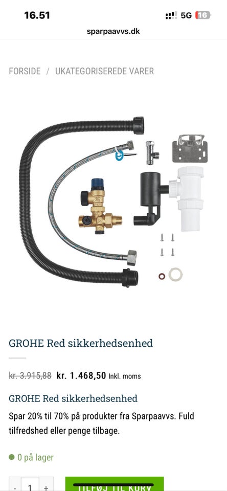 Grohe Red kogende vandhane med ny