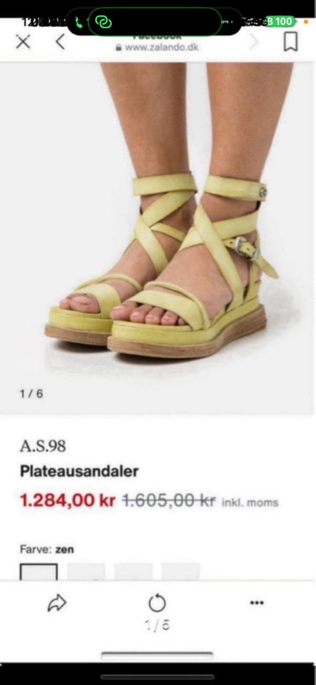 Sandaler, str. 37, As98