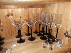 Glas Hvidvin og Cocktails glas