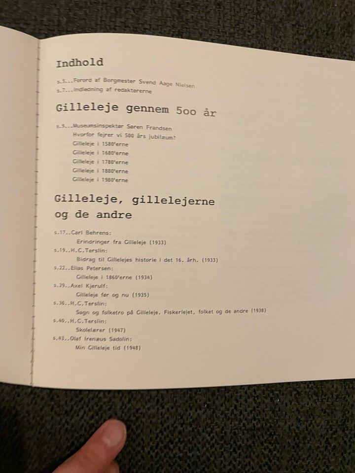 Gilleleje 1488 - 1988  Gilleleje