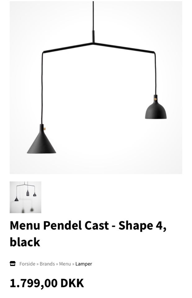 Andet Lampe Menu