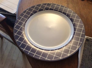 Porcelæn 3stk fad 31 i diameter