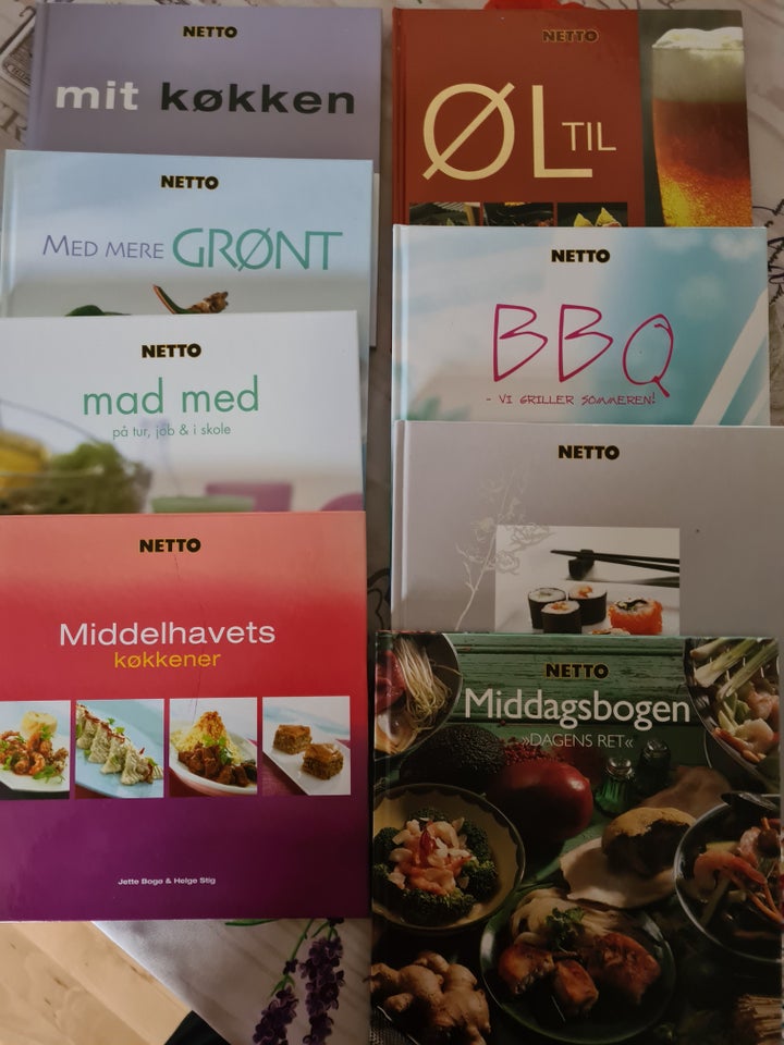 Kogebøger , Netto, emne: mad og vin