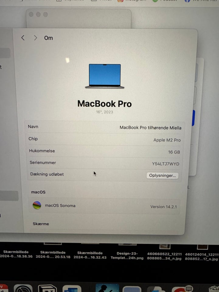 MacBook Pro, Apple M2 Pro, M2 GHz