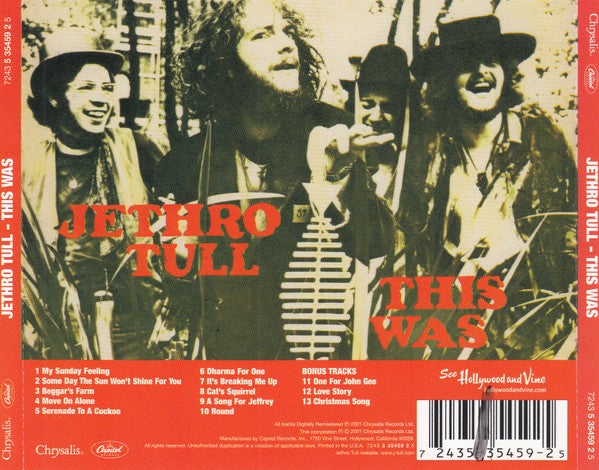 JETHRO TULL: This Was, rock