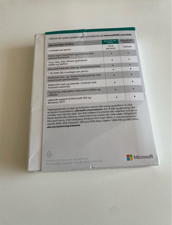 Microsoft365 Family, Software