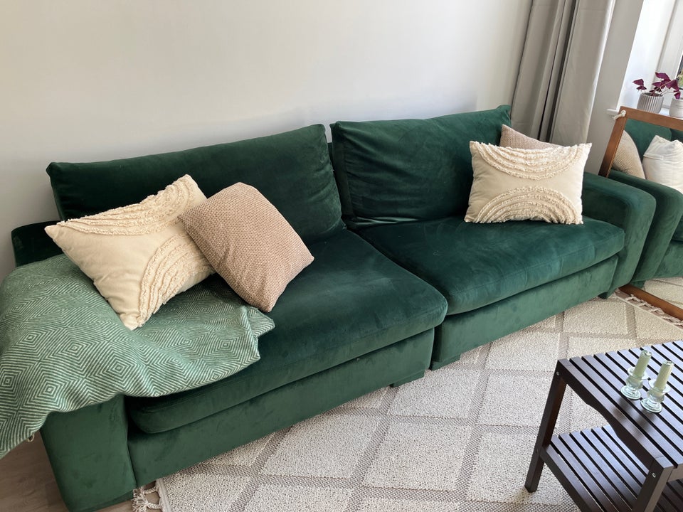 Sofa velour 3 pers