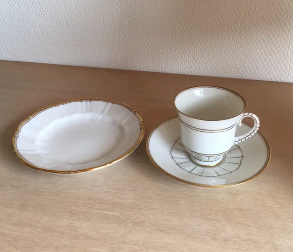 Porcelæn Kaffestel med sukker og