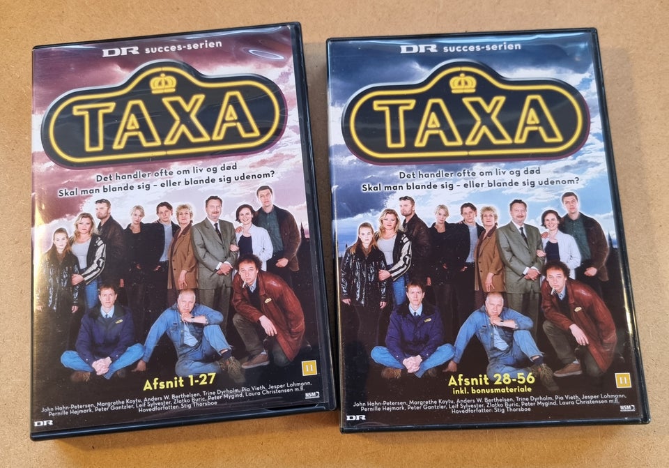 Taxa, DVD, TV-serier